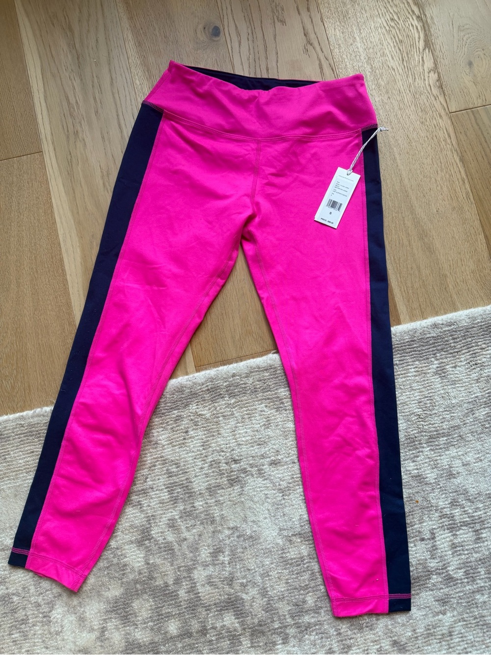 Vineyard Vines Pink and Blue Leggings Athletic Stretch